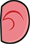 right potato ear